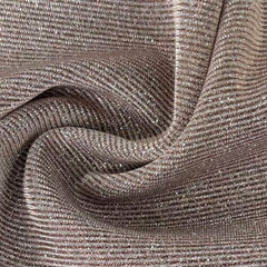 Sparkle Khaki/Silver Lurex Fine Rib Fabric 2 yds 60″ dancewear costume evening