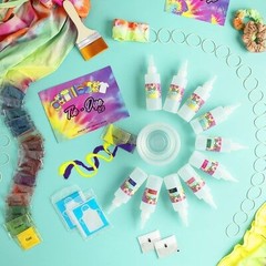 Rainbow Tie Dye Kit with 198 Colors for All Ages