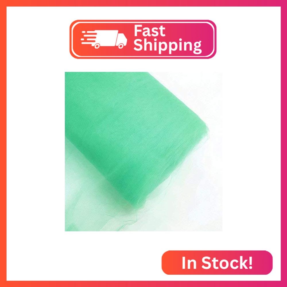 Valentina Textile Inc, 54″ by 40 Yards (120 ft) Fabric Tulle Bolt for Wedding an