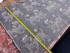 Tiger Jacquard Upholstery Fabric Designer 59″ Remnant
