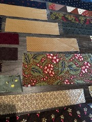 Quilting Fabric Strips Lot 204 pc – Variety of Colors, Sizes and Patterns- Moda