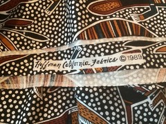 Hoffman California Fabrics 1989 African Tribal Print 4 Yards New Old Stock 42” W