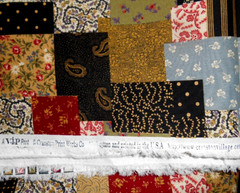 3 1/2 YARDS lot! patchwork print quality COTTON blend quilt,craft & sew!