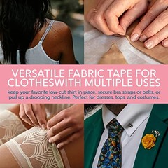 Double Sided Fashion Tape for Clothes, Fabric, Body – Clear, Waterproof