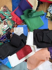 Usable Cotton Fabric Scraps For Crumb Quilts & Crafts Junk Journal 6 Pounds LOT