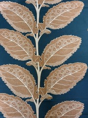 Thibaut F912037 Lacinato Ochre and Mineral Fabric 1 Yard