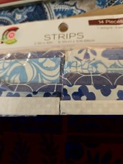 Creative Cuts Cotton Fabric Strips 2.5″ x 42″ 28 Pieces 2 packs & 2 Yrds Fabric