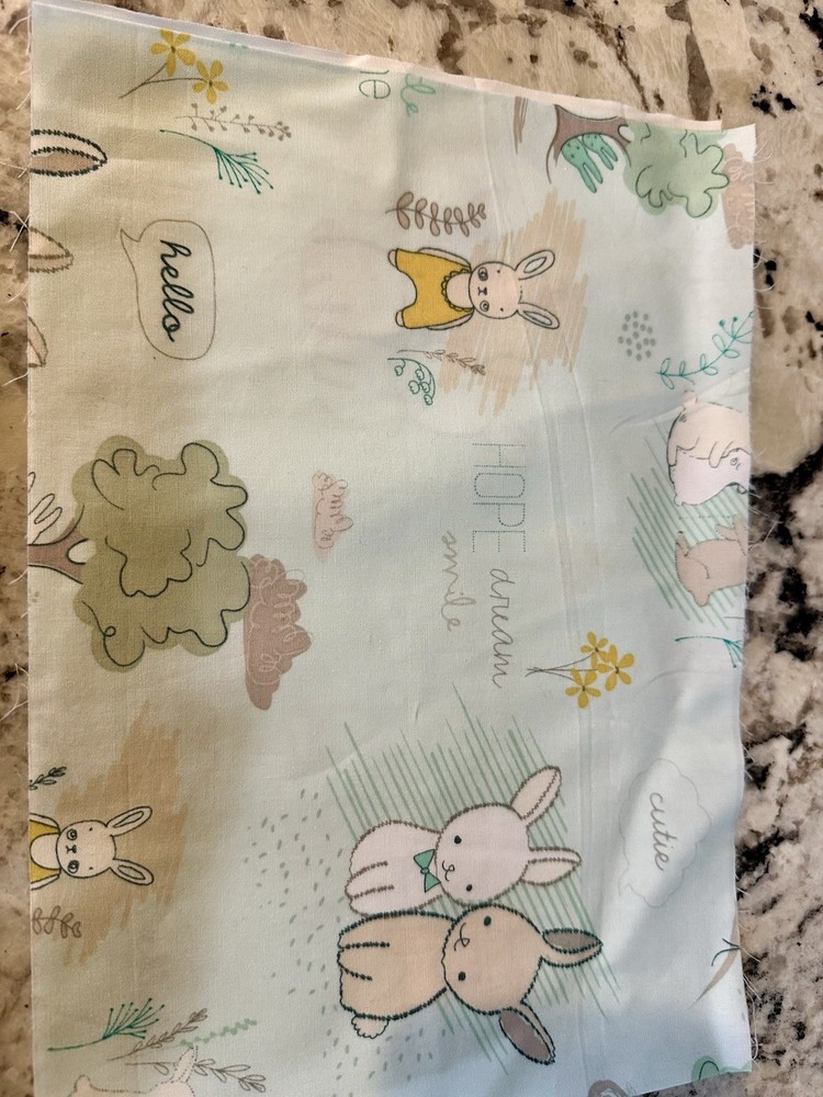 Littlest Furry Tales Art Gallery Fabrics 7” X 42”Yd Remnant Cotton