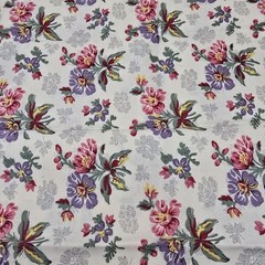 Fat Quarter Bundle Lot Of 5 Low Volume Floral 100% Cotton Flowers Botanical