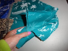 Lot of Hawaiian Small Fabric Scraps Remnants for Crafting approx. 10″ x 8″