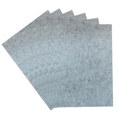 6 PCS 8×12 Inch Felt Sheets 2mm Thick Grey Fabric Paper For Crafts Sewing