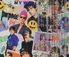 RESERVED Cotton Woven Fabric Justin Bieber Singer Artist Preorder