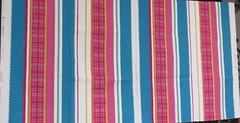 Texoprint Netherlands Colorful Stripe, Blue Pink Green Yellow Gold 1 yard