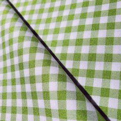 Lime Green Gingham Polyester Poplin Fabric 1/4″ Check 58″ By The Yard Farmhouse