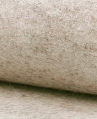 $28 for 2Yards, Oatmeal Color 60%Wool Coating (See Picture For Backed Fused)#178
