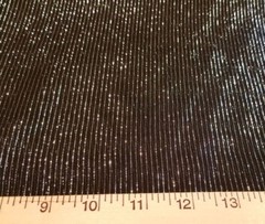 Black & Silver Pinstripe Silk Chiffon. Gorgeously Floaty!