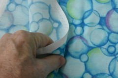 By 1/2 Yd, Turquoise Green Pink Bubbles Quilt Cotton, RJR, Artist’s Touch, P6923