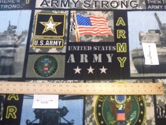 Fleece Fabric – US Army Camo Fleece (60″ Wide x 36 ” long)