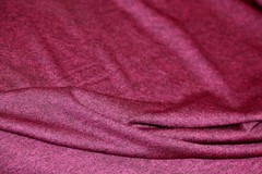 JERSEY KNIT FABRIC HEATHER FUCHSIA ATHLETIC MOISTURE WICKING 100% POLYESTER 60″
