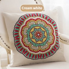 2 PCS Boho Ethnic Throw Pillow Case Linen Cushion Cover Sofa Bed Home Decor
