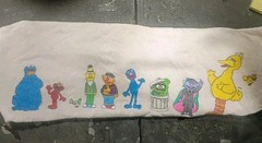 SESAME STREET Fabric Remnant