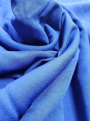 Royal Blue Twill Sewing Fabric 56″w X 3yds Clothing Drapery Quilt Rayon Vintage