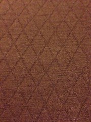 Kravet Fabrics Sample 17.5″h x 17″w Brown Diamond Textured Great for a Pillow!