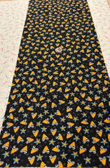 Henry Glass * Hearts & Stars * on Black * 100% Cotton * 8″ x 21″