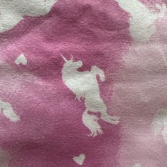 Unicorn Fabric JOANN FABRICS “MAGIC MOON” PINK/WHITE COTTON FABRIC 2 2/3 Yards