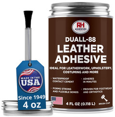 Leather Adhesive 4 oz Waterproof Heat Resistant Flexible Repair Glue for Craft