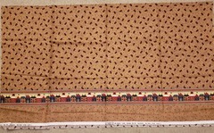 DEBBIE MUMM for SSI Fabric Houses, Schools, & Barns SINGLE Border print 1 yard
