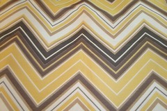 3 Yds Upholstery Tapestry Fabric Chevron ZIG ZAG Yellow Brown 58″ x 108″ BTP