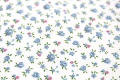 1930s Reproduction Fabric Cotton Quilt BLUE Hues Floral & More 42×1/2 yd–CHOICE