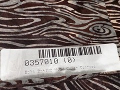 By 1/2 Yd Bali Batiks Cotton Quilt Store Fabric Wood Grain Dark Brown