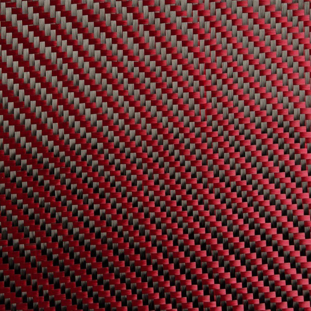 3k Carbon Aramid Fiber Hybrid Fabric Cloth Width:1000mm, Length:3600mm