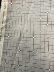 Set Of 3 Half Yard Pieces Figo Fabrics Serenity Grid Green Gray Pink
