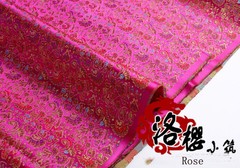 Ancient Costume Silk Satin Sewing Fabric Chinese Dress Baby Clothes Kimono Cos
