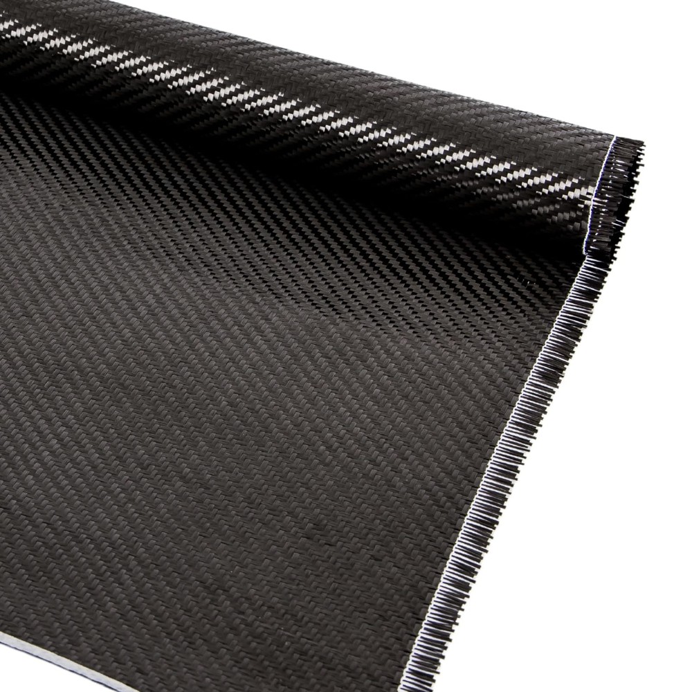 Carbon Fiber Fabric Roll 6.5ft x 12″ – 3K 2×2 Twill Weave 220g/m² High Streng…