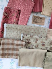 Moda Brannock and Patek Rites of Spring Fabric Group Primitive Quilting Cotton