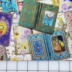 JUNK JOURNAL ~MICHAEL MILLER Fat Quarter bundle of (8) New Quilting 100% Cotton