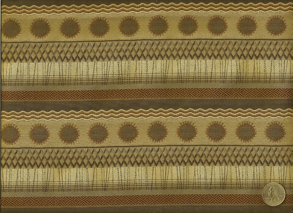 Anzea Painted Desert Petrified Forest Earth Modern Geometric Upholstery Fabric