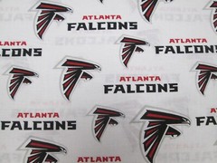 ATLANTA FALCONS NFL 100% COTTON 1 YARD PIECE BRAND NEW DESIGN 36″ x 58″