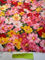 Floral Fabric Lot – Approx. 12 Yds Total Quilting Cotton Brights & Cottagecore