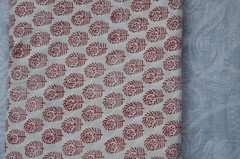 NO TARRIF CHARGES 100%✅ZK_135 Hand Block Floral Print 100%Cotton 10 Yard Fabric#