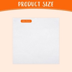 10 PCS White Natural Cotton Embroidery Fabric Cloth Squares 20×20 Inch