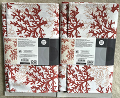 2 Better Homes & Gardens 100% Cotton CORAL REEF TERRACOTTA Fabric 2 Yards Each