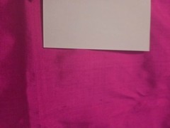 Thai Silk CO/ 100% SilkFabric 46″X40″wide Sewing/Craft/Hobby/Pink 1960’s Vintage