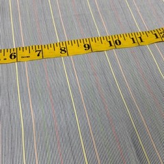 3yds Cotton Pink Blue Pastel Pin Stripe Craft Sewing Quilting Fabric Remnant