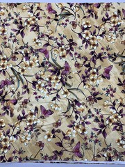 Timeless Treasures Fabric Sofia-C 2417 Butterflies Birds Flowers 5 Yd 20”