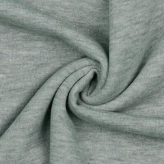 Cotton Sweatshirt Knitted Jersey Fabric Material – LT GREY